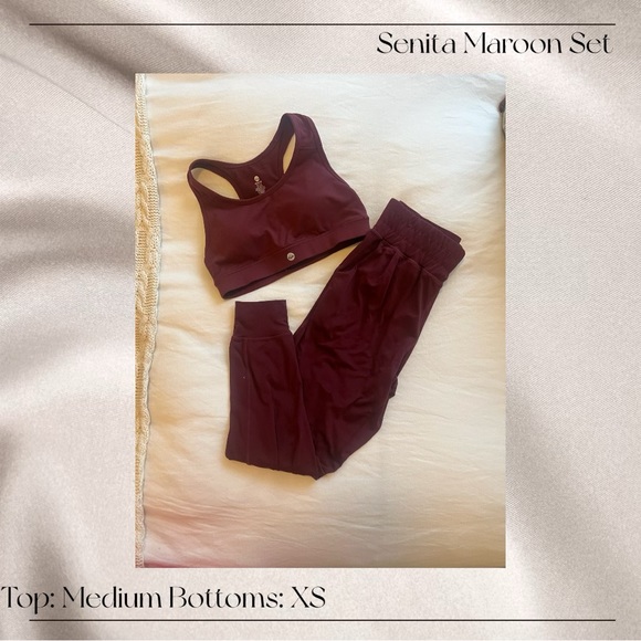 Maroon Set - Picture 1 of 2